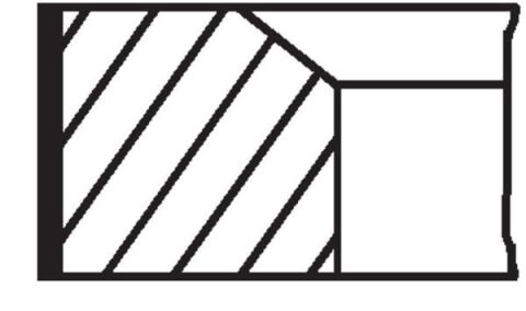 Поршневі кільця 70.80mm (+0.60) (1.2x1.2x2.5) Fiat Doblo/Palio/Punto 1.2 09-