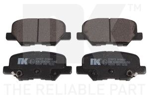 Гальмівнi колодки дисковi задні Citroen C4 Aircross Mazda 6, 6/Kombi Mitsubishi Asx, Eclipse, Outlander Iii Peugeot 4008 1.5-3.0 02.10-