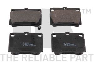 Гальмівнi колодки дискові зад. Mitsubishi Pajero Sport 3.0 98-00