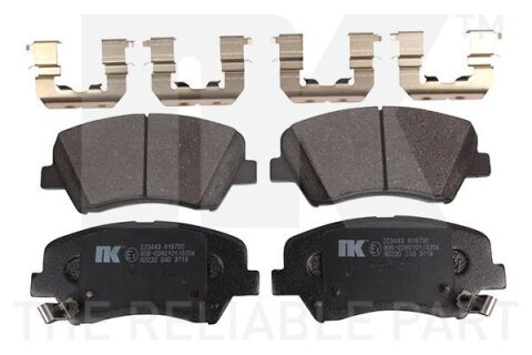 Гальмівні колодки диск.передні Hyundai i30, Kia Ceed,Rio III,Sorento II 1.1CRDi-2.4i 09-