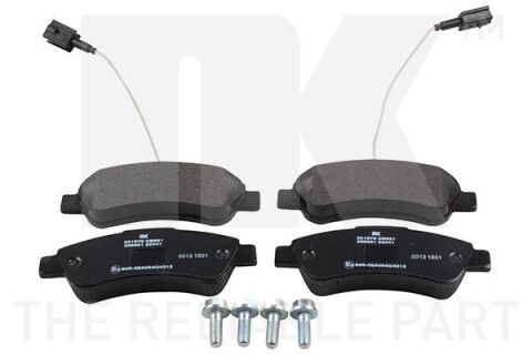 Гальмівні колодки дискові зад. Citroen Jumper Fiat Ducato Peugeot Boxer 2.2Hdi-3.0Hdi 14- Гальмівні колодки дискові зад. Citroen Jumper Fiat Ducato Peugeot Boxer 2.2Hdi-3.0Hdi 14-