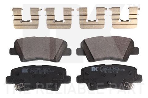 Тормозные колодки дисковые зад. Hyundai I30/Sonata 2.0 CRDi 06-/Kia Carens 13-/Ceed 12-/Ssangyong New Actyon/Korando 10- Тормозные колодки дисковые зад. Hyundai I30/Sonata 2.0 CRDi 06-/Kia Carens 13-/Ceed 12-/Ssangyong New Actyon/Korando 10-