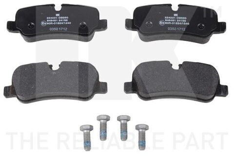 Тормозные колодки дисковые зад. Land Rover Discovery, Range Rover/Sport 2.7Td-5.0I 03.02- Тормозные колодки дисковые зад. Land Rover Discovery, Range Rover/Sport 2.7Td-5.0I 03.02-