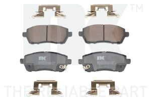 Тормозные колодки дисковые перед. Ford Fiesta VI 08-/Mazda 2 (DE) 07-