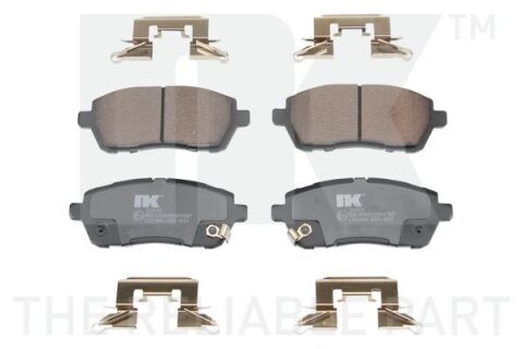 Тормозные колодки дисковые перед. Ford Fiesta VI 08-/Mazda 2 (DE) 07- Тормозные колодки дисковые перед. Ford Fiesta VI 08-/Mazda 2 (DE) 07-