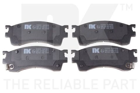Тормозные колодки дисковые перед. Mazda 626 91-97, MX-6 Xedos 6 92-99 Тормозные колодки дисковые перед. Mazda 626 91-97, MX-6 Xedos 6 92-99