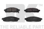 Тормозные колодки дисковые перед. Mitsubishi Pajero/L200 2.5TDI 01 07.01-, фото 1 - интернет-магазин Auto-Mechanic