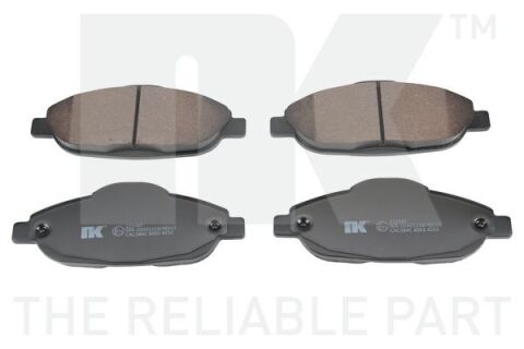 Тормозные колодки дисковые перед. Peugeot 308 1.2-2.0D 09.07-08.16 Тормозные колодки дисковые перед. Peugeot 308 1.2-2.0D 09.07-08.16