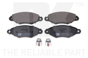 Гальмівні колодки дискові перед. PSA 206/306/Xsara/Renault Kangoo 05.93-