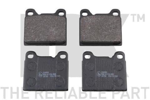 Гальмівні колодки зад. дискові Volvo S70/V70/850/940-960 -02 Гальмівні колодки зад. дискові Volvo S70/V70/850/940-960 -02