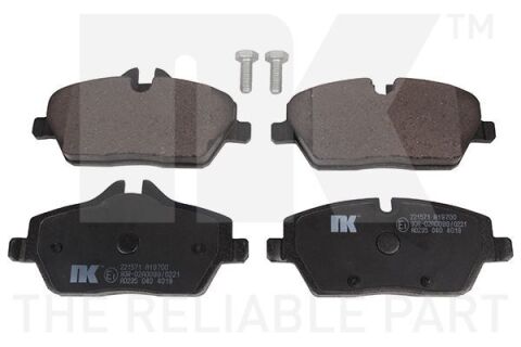 Гальмівні колодки перед. BMW E87, E90 1.6i-3.0i 09.04-