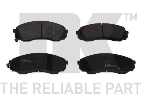 Комплект перед. гальм. колодок Hyundai H-1 2.5CRDI 01-08/Kia Carniva 06-