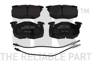 Комплект перед. гальм. колодок Peugeot 205/305/309/405, Renault Clio/Espace/Rapid 1.0-2.1D 04.78-