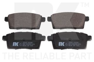 Колодки гальмiвнi зад. Mazda CX-7 2.3IT 06-, CX-9 06-