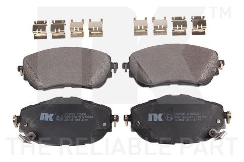 Колодки гальмiвнi передні Toyota Corolla 2013- Колодки гальмiвнi передні Toyota Corolla 2013-