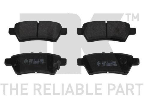 Колодки гальмівні Nissan Navara/Pathfinder 2.5/4.0 05- Колодки гальмівні Nissan Navara/Pathfinder 2.5/4.0 05-