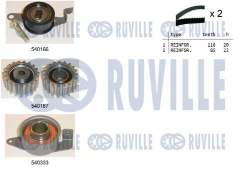 Комплект ГРМ Ford 1.8D/TD 89-00 Комплект ГРМ Ford 1.8D/TD 89-00