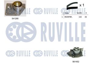 Комплект ГРМ+помпа 132z Renault Laguna, Trafic 1.9DCi 03/01- Volvo S40/ V40 1.9Di 07/01-