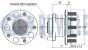 Ступиця зад. ABS+ Honda Accord 2.0/2.2i-DTEC/2.4 08-15, фото 2 - інтерент-магазин Auto-Mechanic