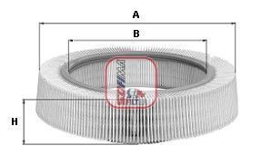 Фильтр воздушный Audi 100 1.8/2.0 -82 Фильтр воздушный Audi 100 1.8/2.0 -82