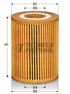 Фільтр масляний BMW 1 (F20, F21) 11-, 3 (F30, F31, F80) 11- Фільтр масляний BMW 1 (F20, F21) 11-, 3 (F30, F31, F80) 11-