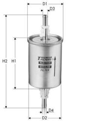 Фильтр топливный Chevrolet Aveo/Kalos 1.2/1.4 16V 09/02-