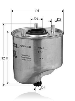 Фильтр топливный Ford Focus, Tourneo Connect, Courier, Transit Connect 1.6 TDCi 11-/Mazda 5 10-Volvo S60 11- Фильтр топливный Ford Focus, Tourneo Connect, Courier, Transit Connect 1.6 TDCi 11-/Mazda 5 10-Volvo S60 11-