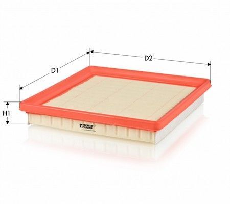 Фильтр воздушный Citroen Xsara 1,9/2,0 00-/Peugeot 206 98- Фильтр воздушный Citroen Xsara 1,9/2,0 00-/Peugeot 206 98-