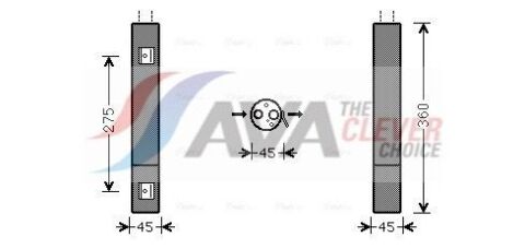 Осушувач кондицiонера MB SPRINTER SERIES B906 2007 SPRINTER 211D 2.2 CDI