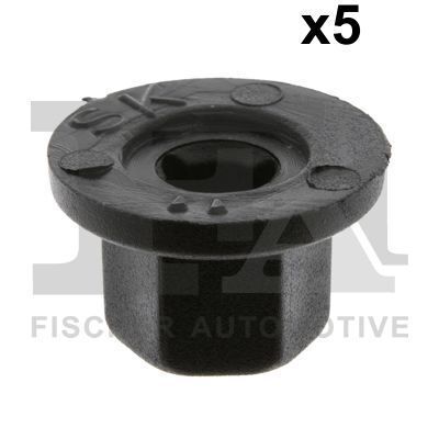 Гайка пластикова (к-кт 5шт) для кріплення деталей кузова Audi/Seat/Skoda/VW