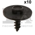 Гвинт саморізний (к-кт 10шт) (кріплення деталей кузова) BMW (5x20) (чорний)