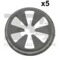 Кліпса кріплення (к-кт 5 шт) Ford Focus 98-04, фото 1 - інтерент-магазин Auto-Mechanic