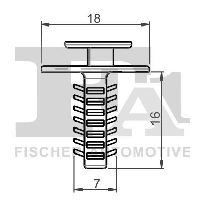 Кліпса кріплення личкування (к-кт 5шт) Fiat Ducato 94-/Peugeot Boxer 94-