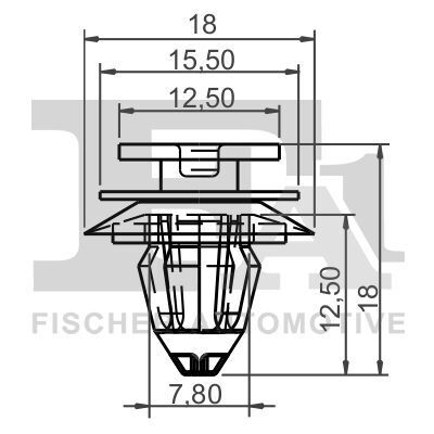 Кліпса кріплення обшивки/молдингів (к-кт 5шт) BMW 5 (F10/F11) 09-16 Кліпса кріплення обшивки/молдингів (к-кт 5шт) BMW 5 (F10/F11) 09-16