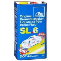 Гальмівна рідина ATE DOT4 SL.6, 5 літрів
