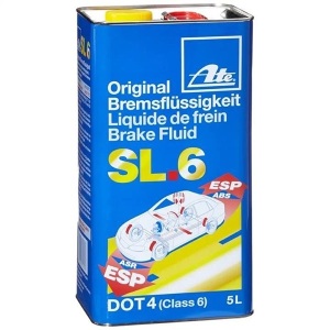 Гальмівна рідина ATE DOT4 SL.6, 5 літрів