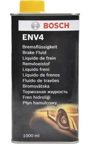 Гальмівна рідина BOSCH DOT4 (ENV4), 5 літрів Гальмівна рідина BOSCH DOT4 (ENV4), 5 літрів