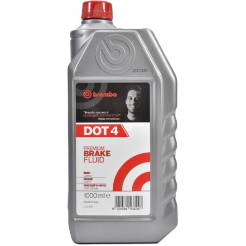 Гальмівна рідина BREMBO DOT 4, 1 літр