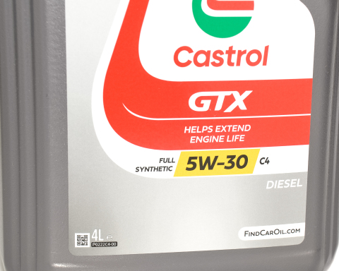Моторна олива CASTROL GTX C4 5W-30, 4 літри Моторна олива CASTROL GTX C4 5W-30, 4 літри