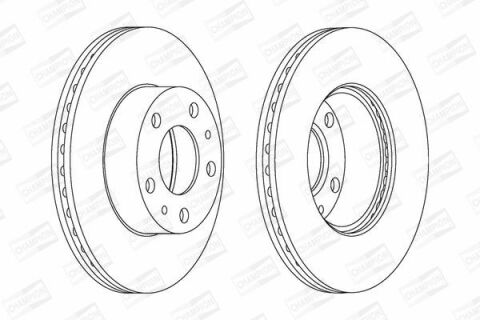 Диск тормозной передний Ducato, Citroen Jumper, Peugeot 94- FIAT