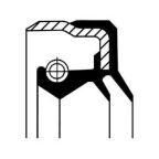 Сальник вала, роздавальна коробка