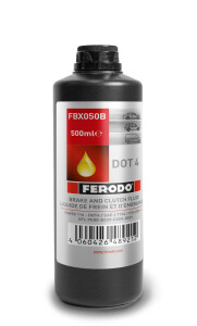 Гальмівна рідина FERODO DOT 4, 0.5 літра