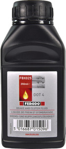 Гальмівна рідина FERODO DOT 4, 0.25 літра