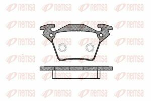 Тормозные колодки задн.(сист.BOSCH) DB Vito 95- V-seria 96-