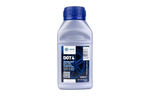 Гальмівна рідина HELLA DOT4, 0,25 літра