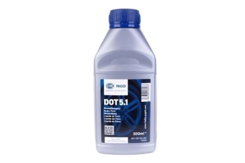 Гальмівна рідина HELLA PAGID DOT5.1, 0.5 літра Гальмівна рідина HELLA PAGID DOT5.1, 0.5 літра
