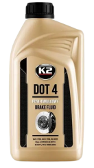 Тормозная жидкость K2 DOT 4 Brake Fluid, 1 литр