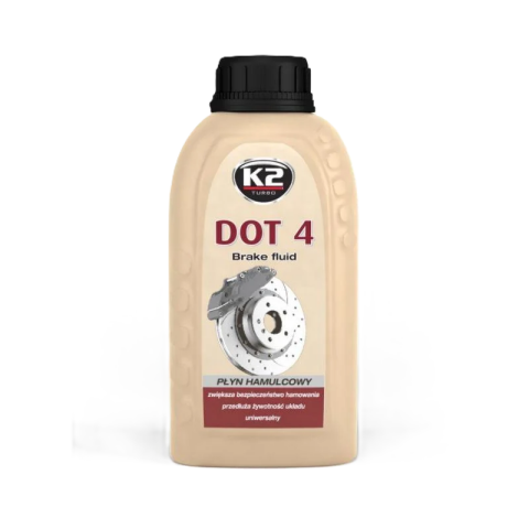 Гальмівна рідина K2 DOT 4 Brake Fluid, 0,25 літра Гальмівна рідина K2 DOT 4 Brake Fluid, 0,25 літра