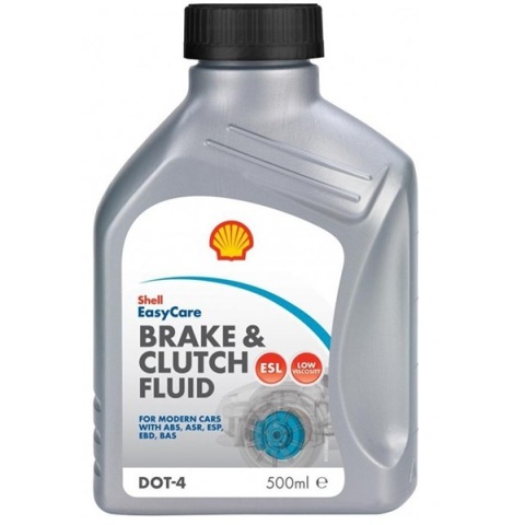 Гальмівна рідина SHELL Brake Clutch fluid DOT4 ESL, 0,5 літра Гальмівна рідина SHELL Brake Clutch fluid DOT4 ESL, 0,5 літра