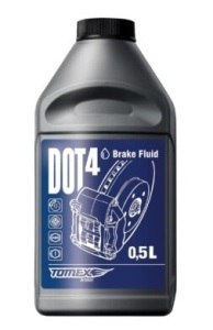 Гальмiвна рiдина TOMEX Brakes DOT-4, 0,5 літра